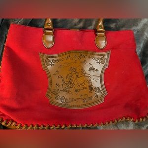 Vintage Disney Red Winnie the Pooh Tote Bag